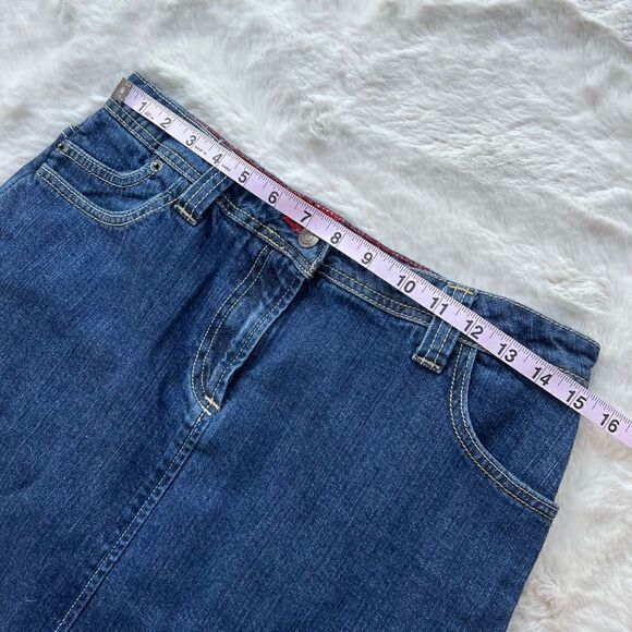 Boden Denim Jean Skirt Dark Wash women’s size UK 14L US 10L - Picture 11 of 12